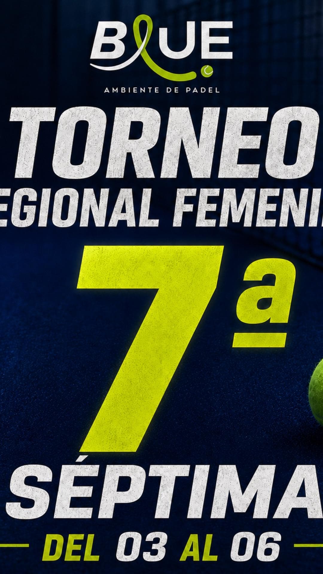 Historia de Blue  Ambiente de Padel